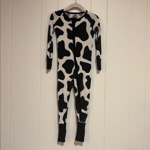 Little Sleepies Cow Print Zippy